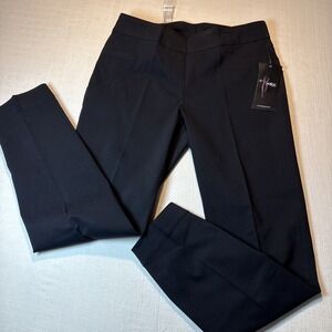 Slim-Sation Stretch Black Pants No Pockets Or Zipper Ankle Pant NEW Size 16